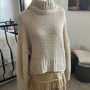 Cozy Cream Turtleneck Sweater